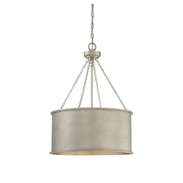 Savoy House Rochester 4 - Light Pendant in  Silver Patina