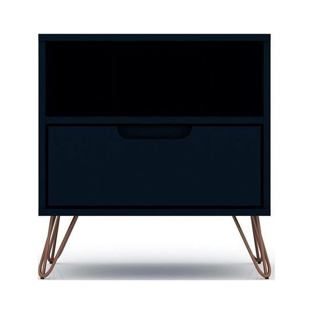 1.0 Rockefeller Nightstand - Manhattan Comfort