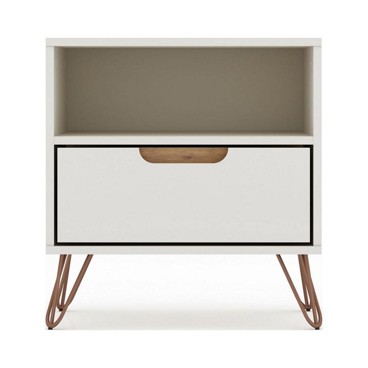 1.0 Rockefeller Nightstand - Manhattan Comfort