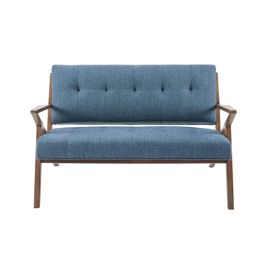 George Oliver Rocket Loveseat, Loveseat Sofa, Modern & Vintage Flair, Upholstered 2 Seater Couch, Chic Living Room Furniture Seating For Home, Apartment Or Office