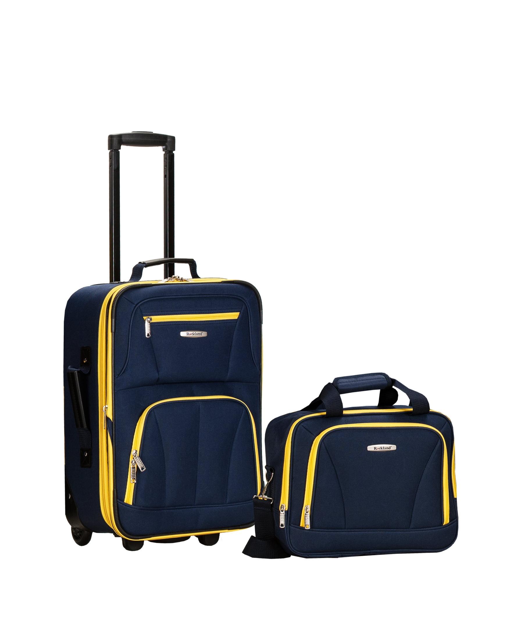 Rockland Rio 2pc Softside Carry On Luggage Set