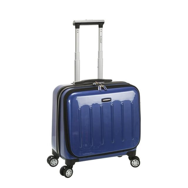 Rockland Revolution Hardside Rolling Computer Case Blue Carry-On 17-Inch