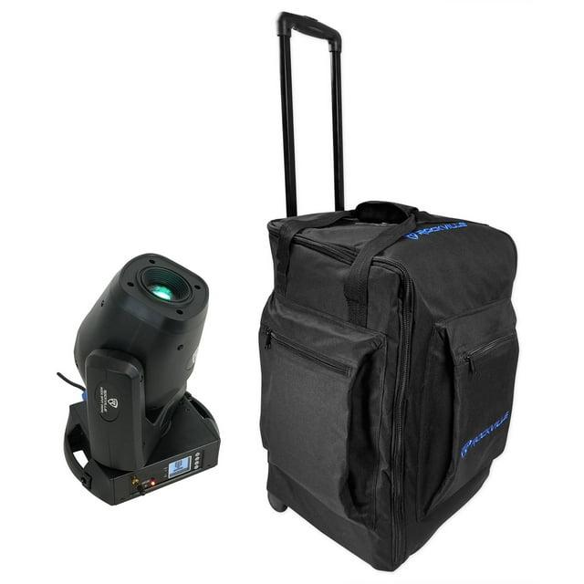 Rockville ROCK SPOT 260W DJ Moving Head Spot Light w/ Wireless DMX+Rolling Bag