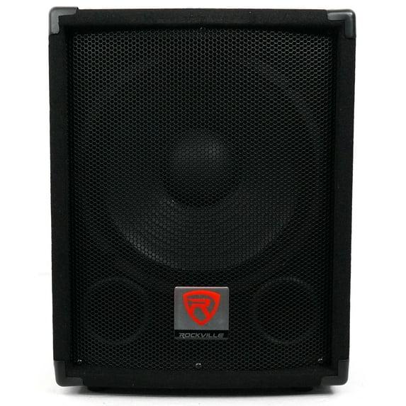 Rockville SBG1128 12" 600 Watt Passive Pro DJ Subwoofer, MDF Cabinet/Pole Mount