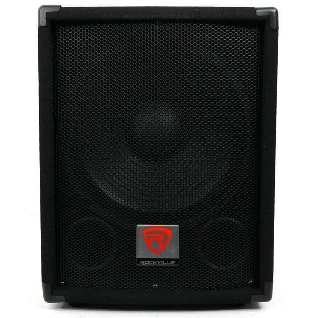 Rockville SBG1128 12" 600 Watt Passive Pro DJ Subwoofer, MDF Cabinet/Pole Mount
