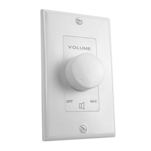 Rockville VOL7035 Caja Controladora de Zona de Control de Volumen de Pared Blanca 35w 70v 1 Unidad