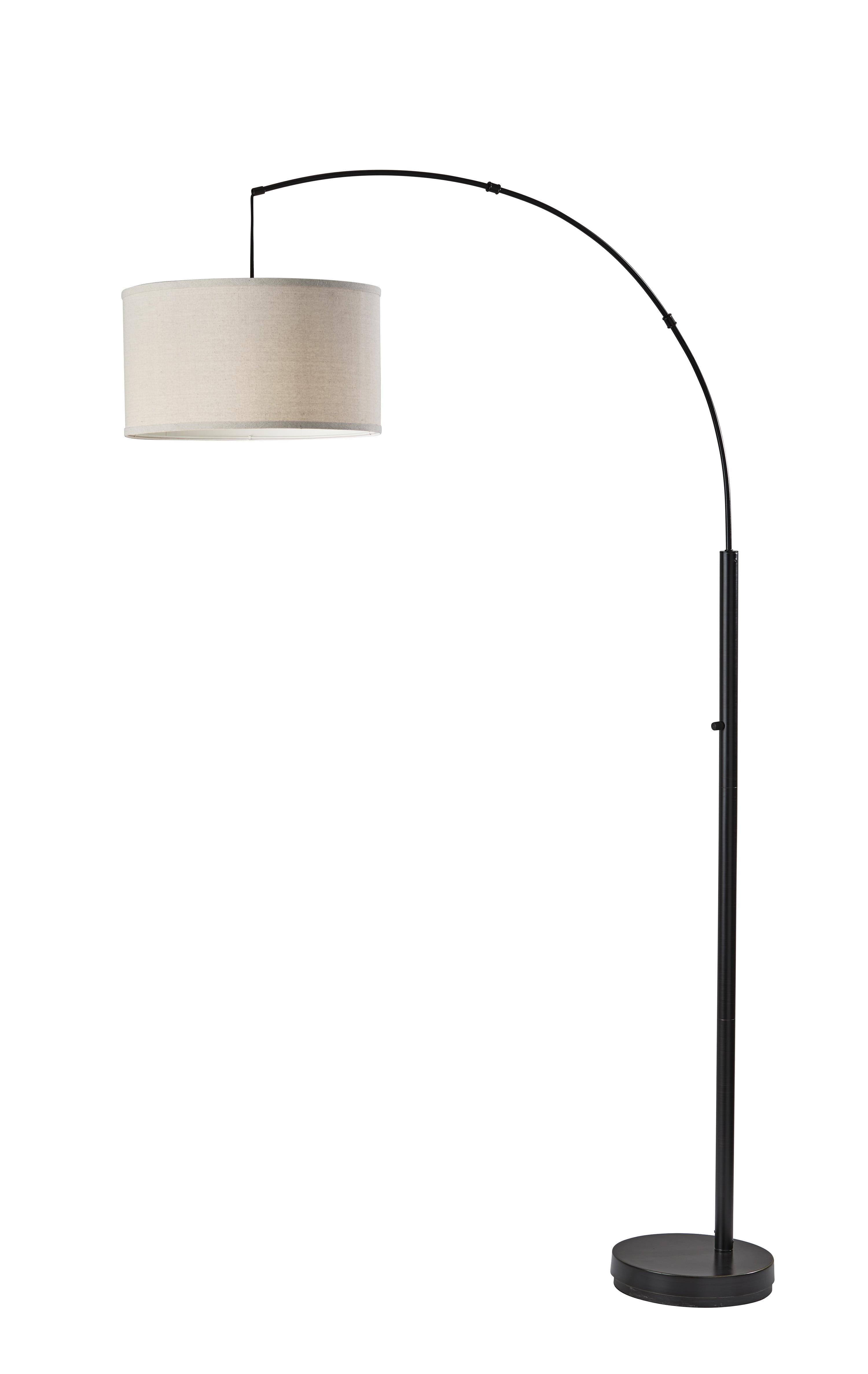 Payton Metal Arc Floor Lamp (74")