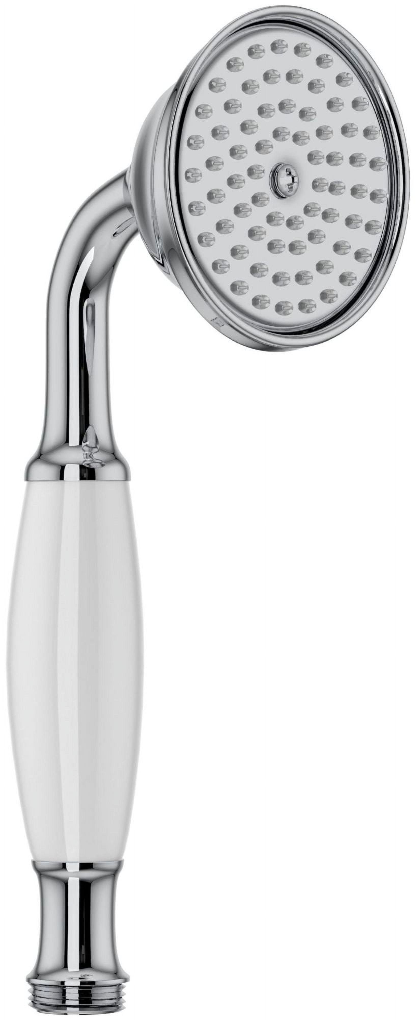 Classic Elegance 3" Polished Chrome Handshower with Easy-Clean Nozzles