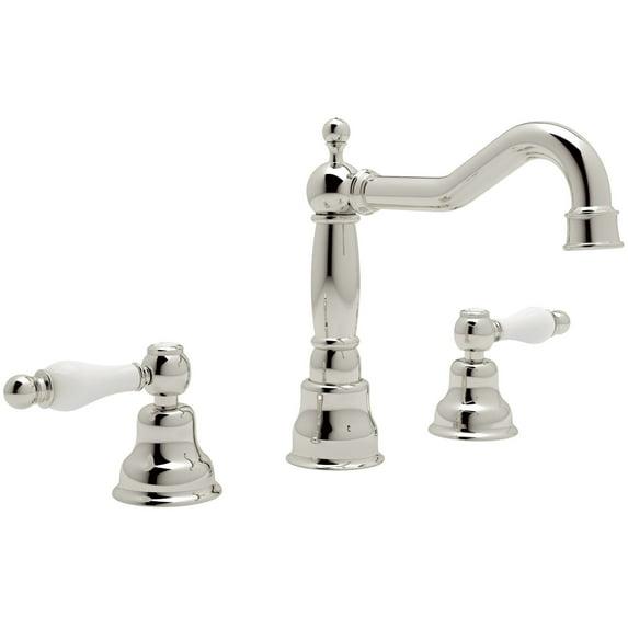 Rohl AC107OP-PN-2 Arcana Widespread Lavatory Faucet With Column Spout
