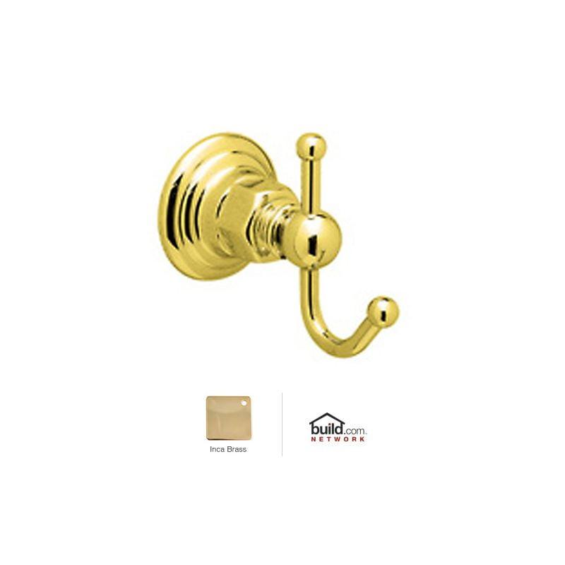 Rohl Italian Bath Single Robe Hook In Italian Brass