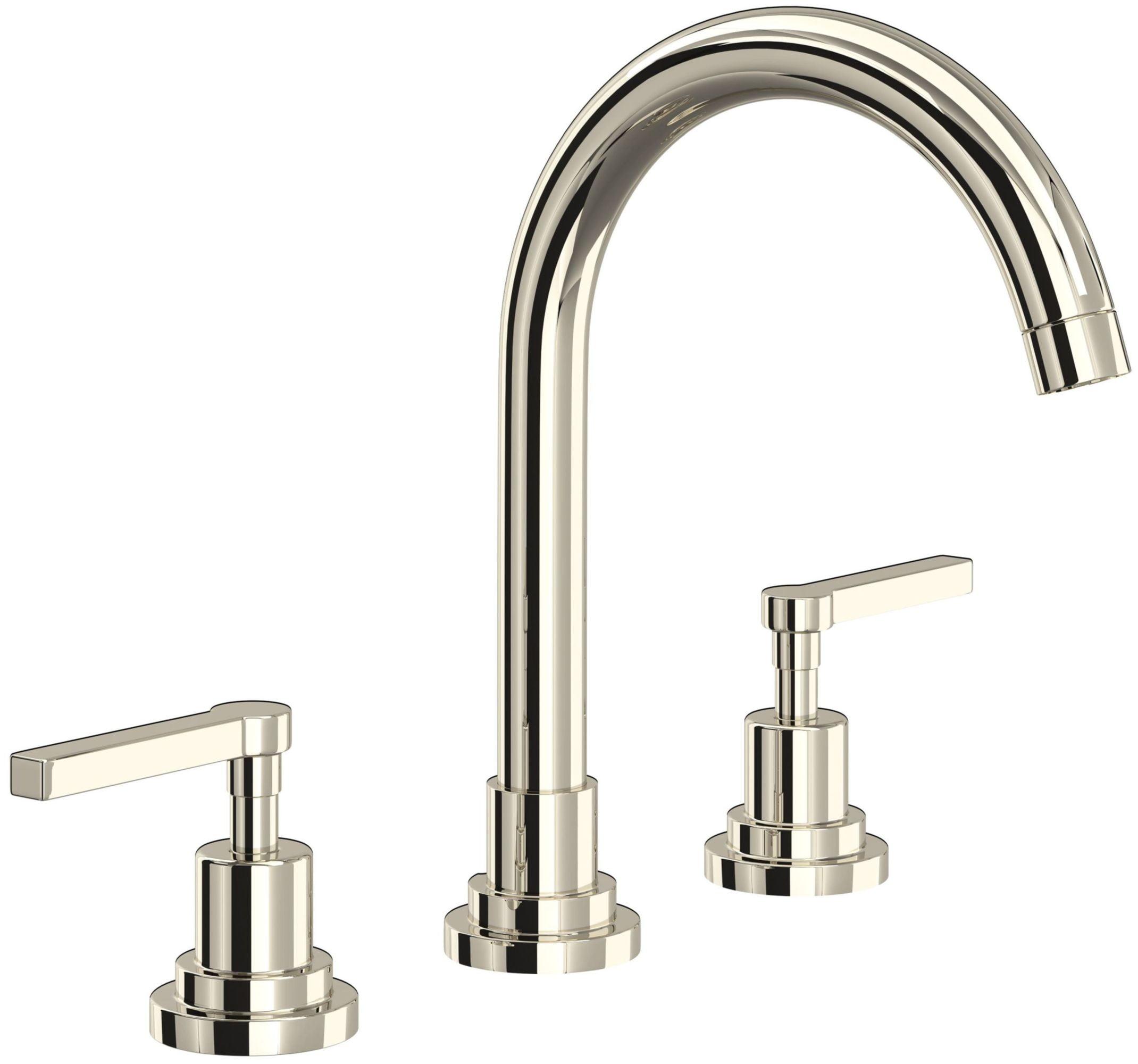 Lombardia Widespread Lavatory Faucet With C-Spout