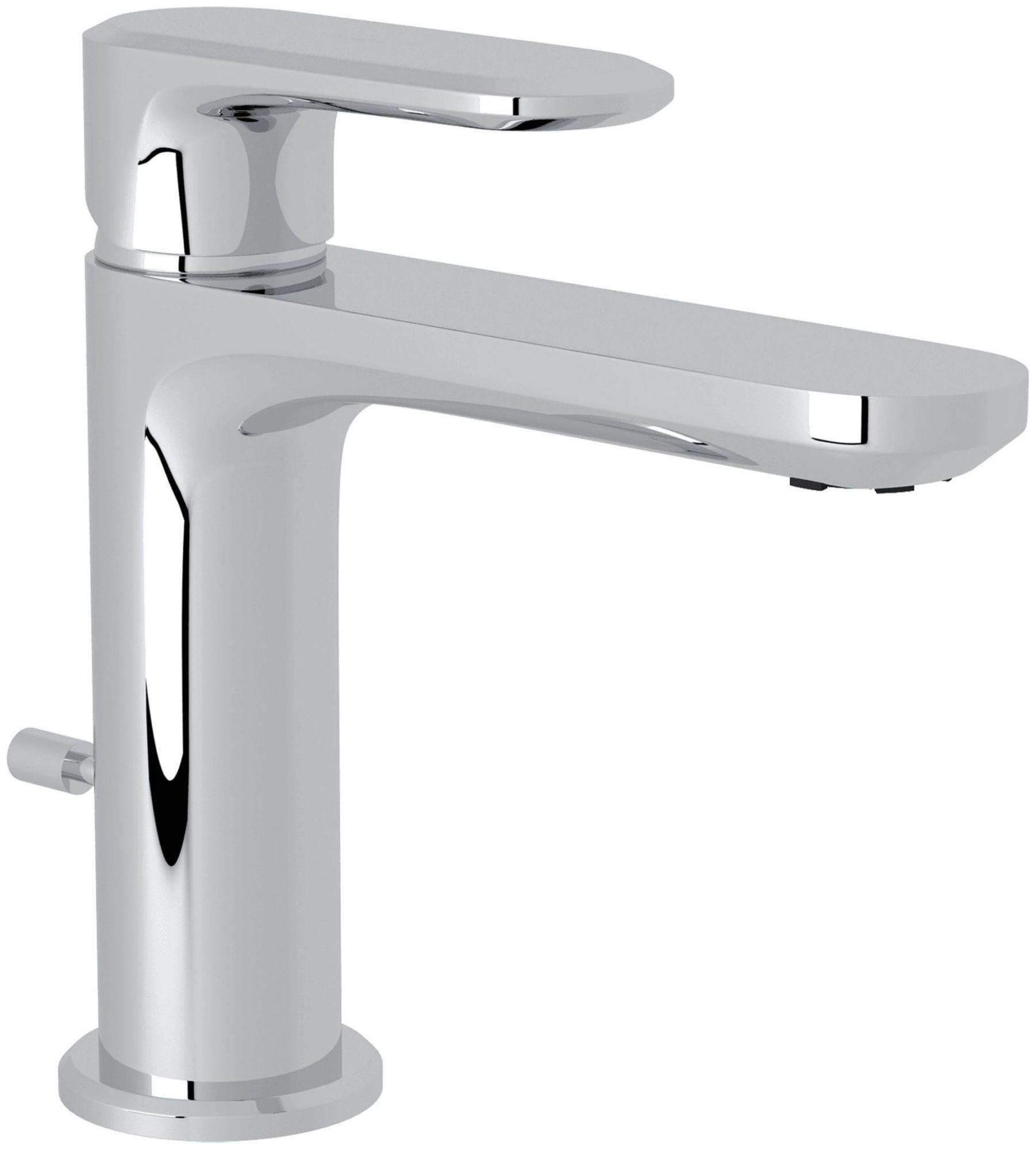 Polished Chrome Single Handle Brass Bathroom Faucet