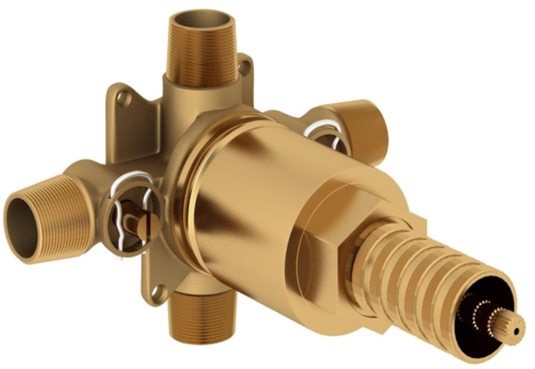 Sleek Multicolor 0.5'' Stainless Steel Shower Valve with Anti-Scald