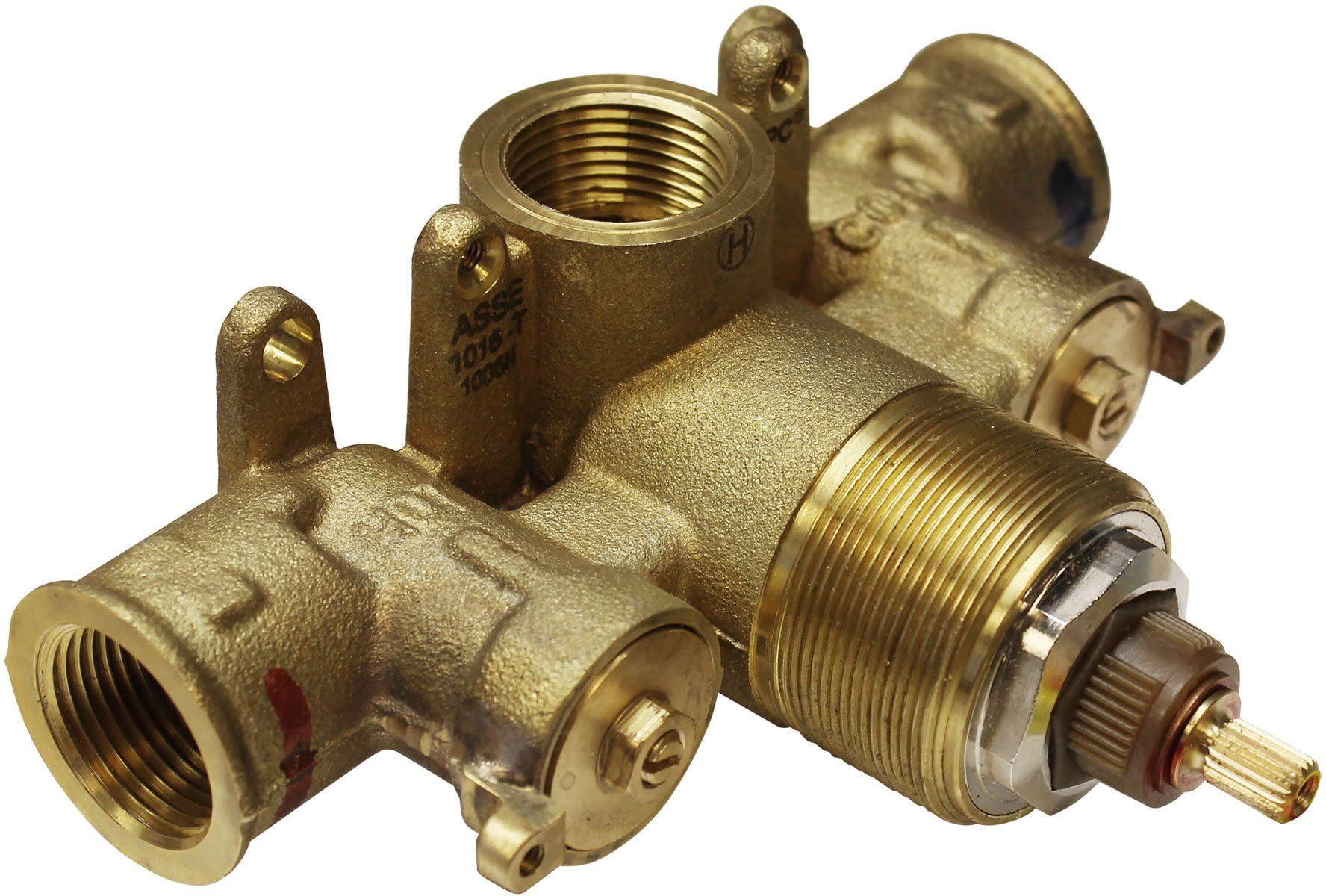 Brass Thermostatic Rough-In Valve with Antique Finish