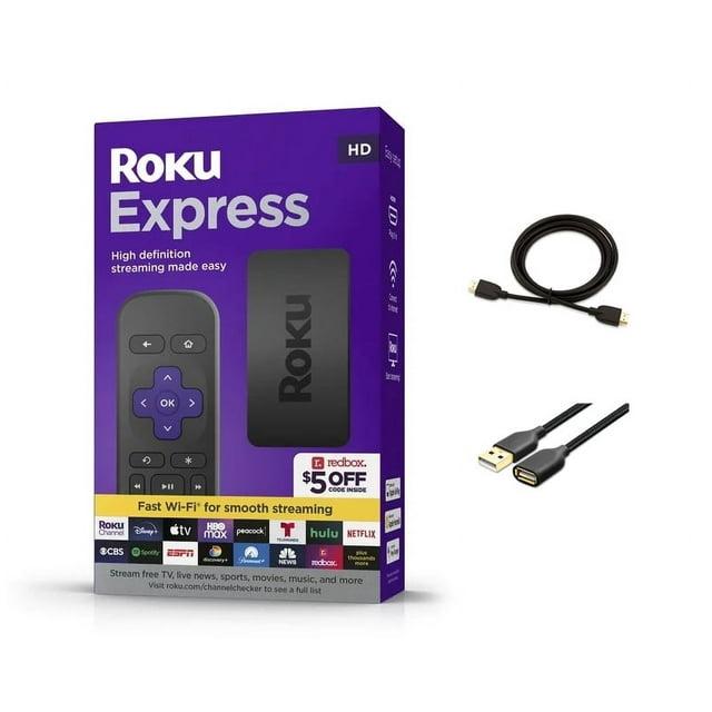 Roku Express HD Streaming Device with High-Speed HDMI Cable, Standard Remote, and Wi-Fi