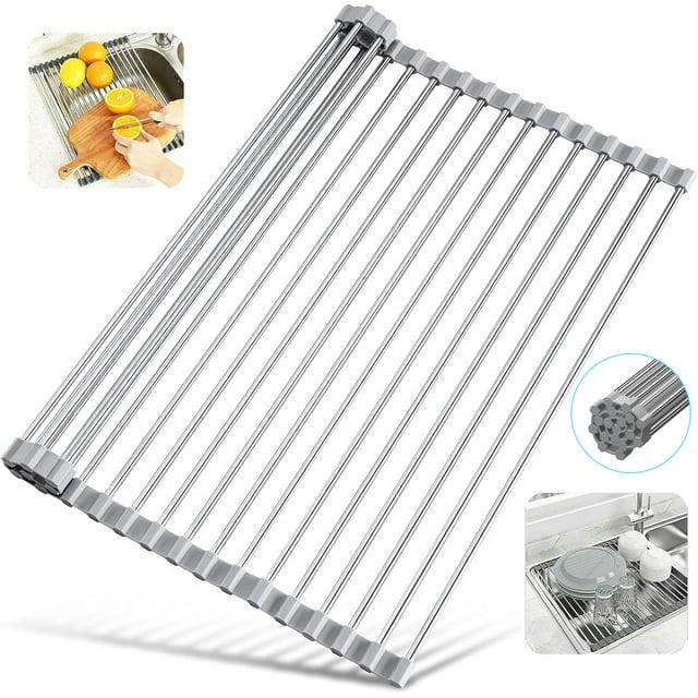 The Lakeside Collection Over-the-Sink Roll-Up Drying Rack