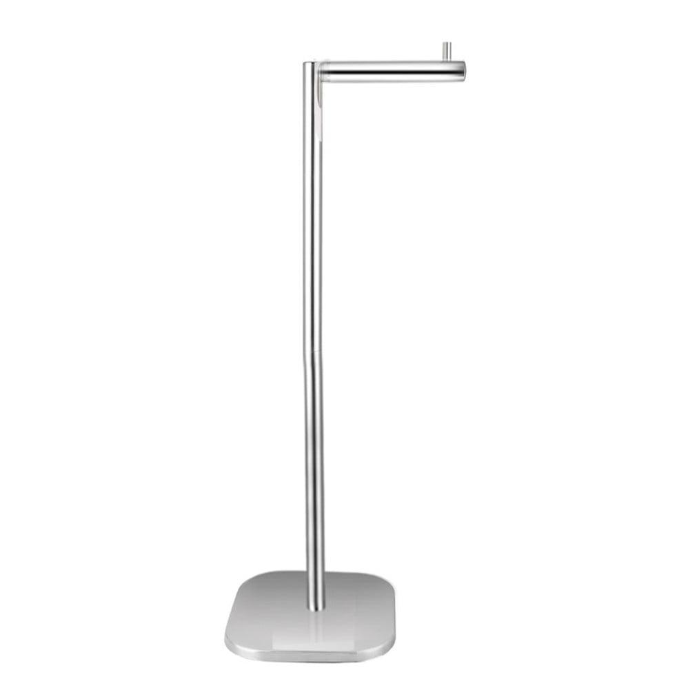 Polished Chrome Freestanding Stainless Steel Toilet Paper Holder