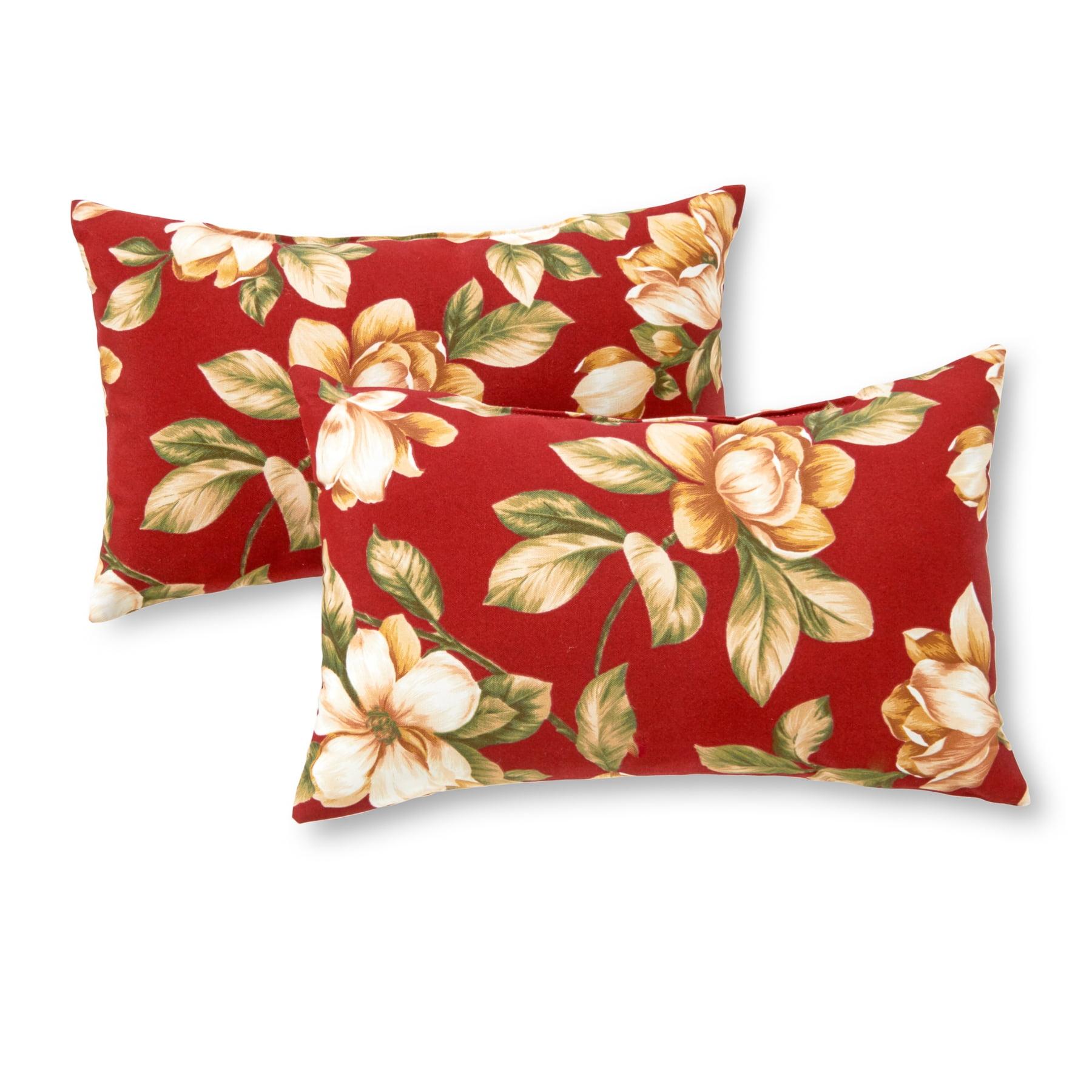 Indoor/Outdoor Reversible Throw Pillow