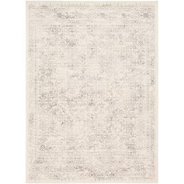 Roma ROM-2308 9' x 12'3" Rug in Light Gray/Cream/Camel