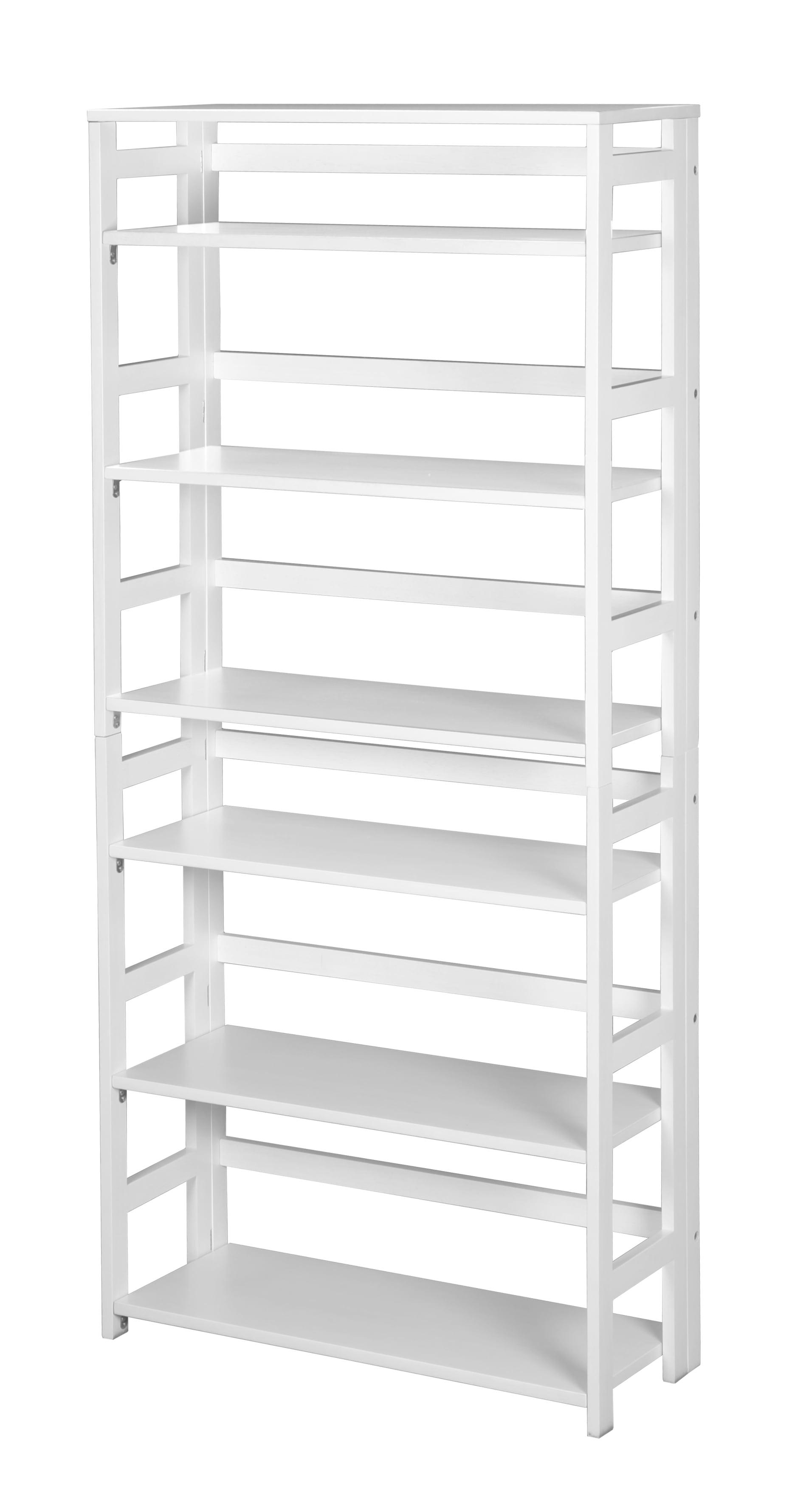 Flip Flop 67" White Pine Folding Bookcase