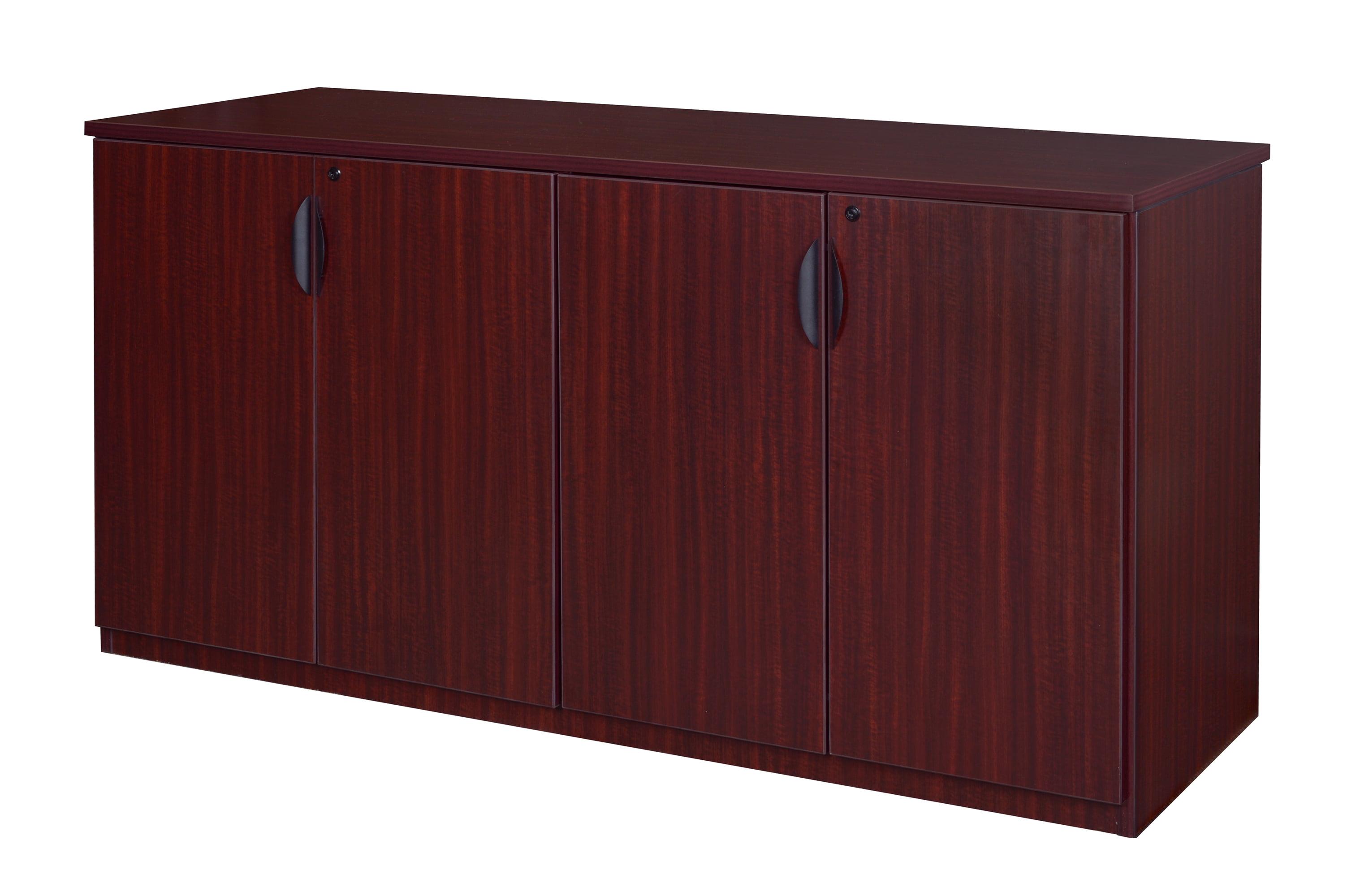 Regency Legacy 72 in. Office Storage Cabinet Buffet- Mahogany