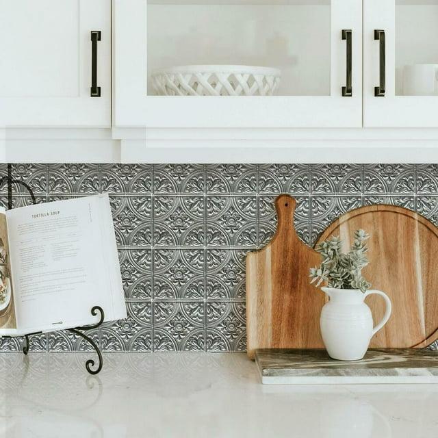 10.5'' W x 10.5'' L Peel and Stick Field Tile