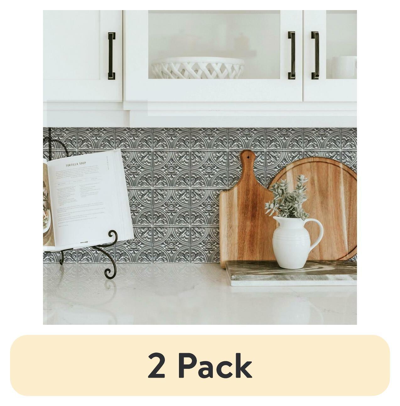 10.5'' W x 10.5'' L PVC Peel and Stick Field Tile