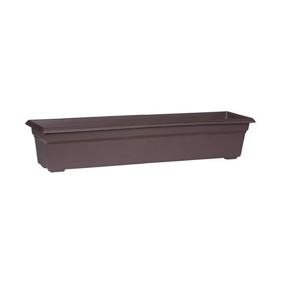 Novelty Countryside Flower Box Planter, Brown 30"