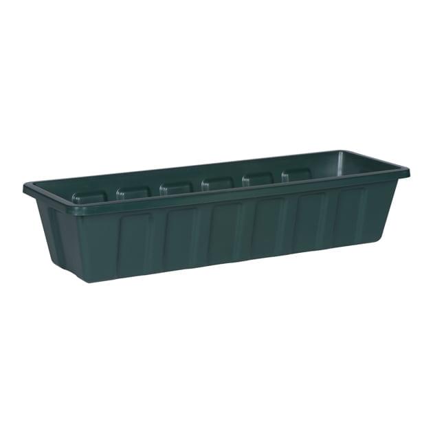 Novelty Poly-Pro Plastic Indoor/Outdoor Liner/Planter Flower Box, Green, 24 inch