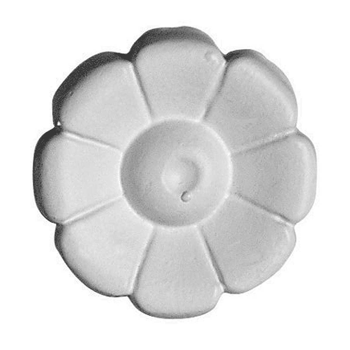 The Renovators Supply Inc. 2.5'' H x 2.5'' W x 2.5'' D Urethane Ceiling Medallion