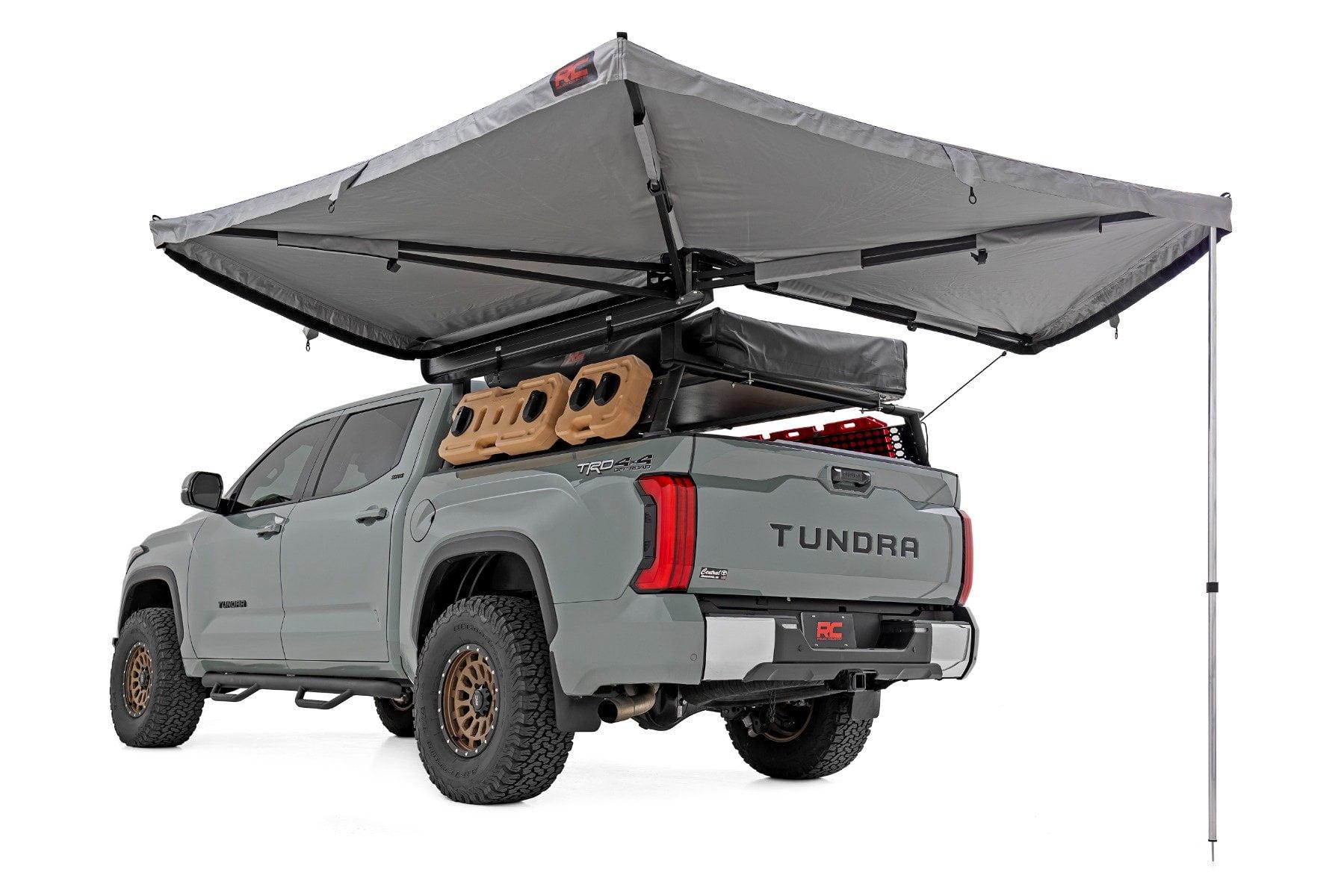 Gray 270 Degree Waterproof Canvas Awning for SUVs