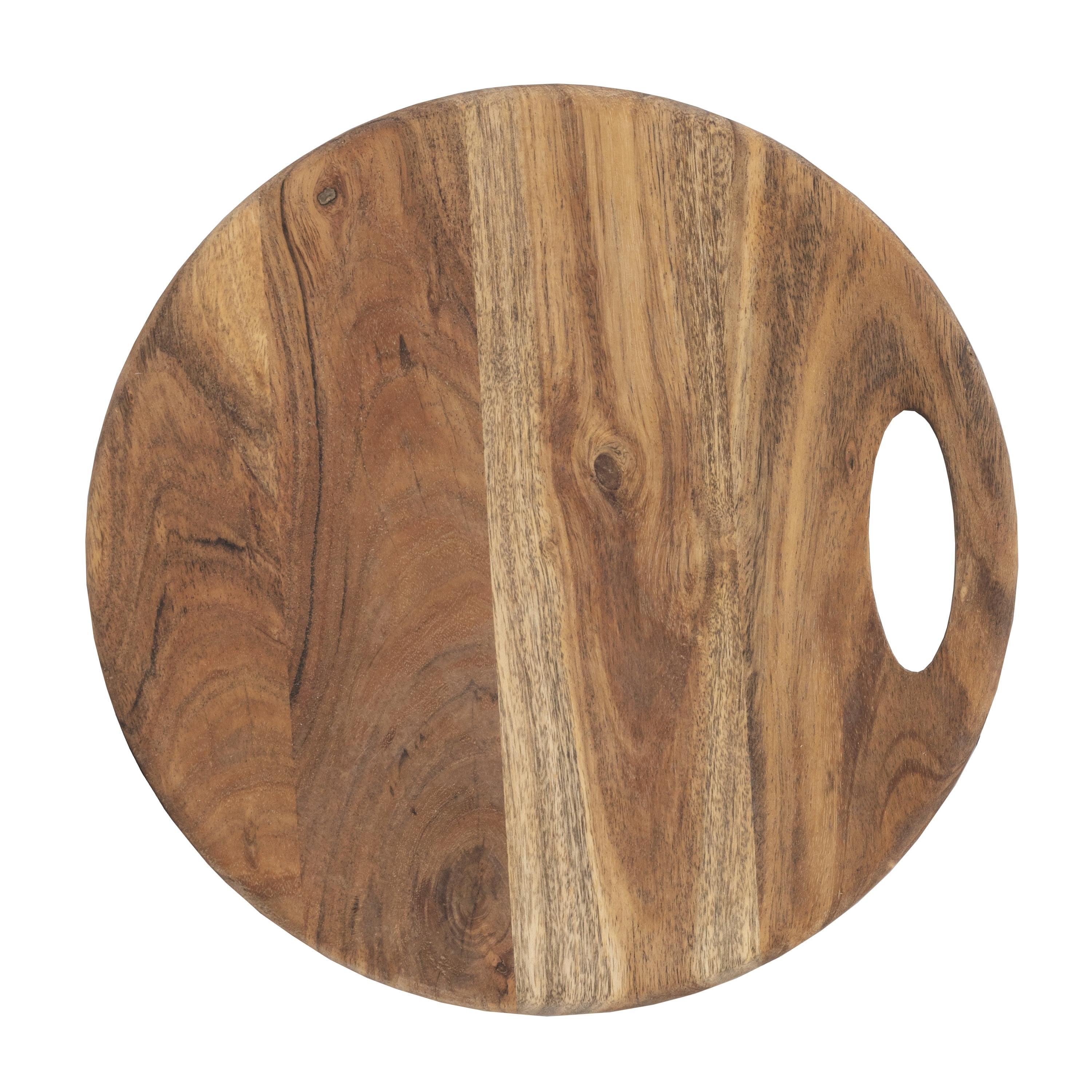 Round Acacia Wood Cutting Board