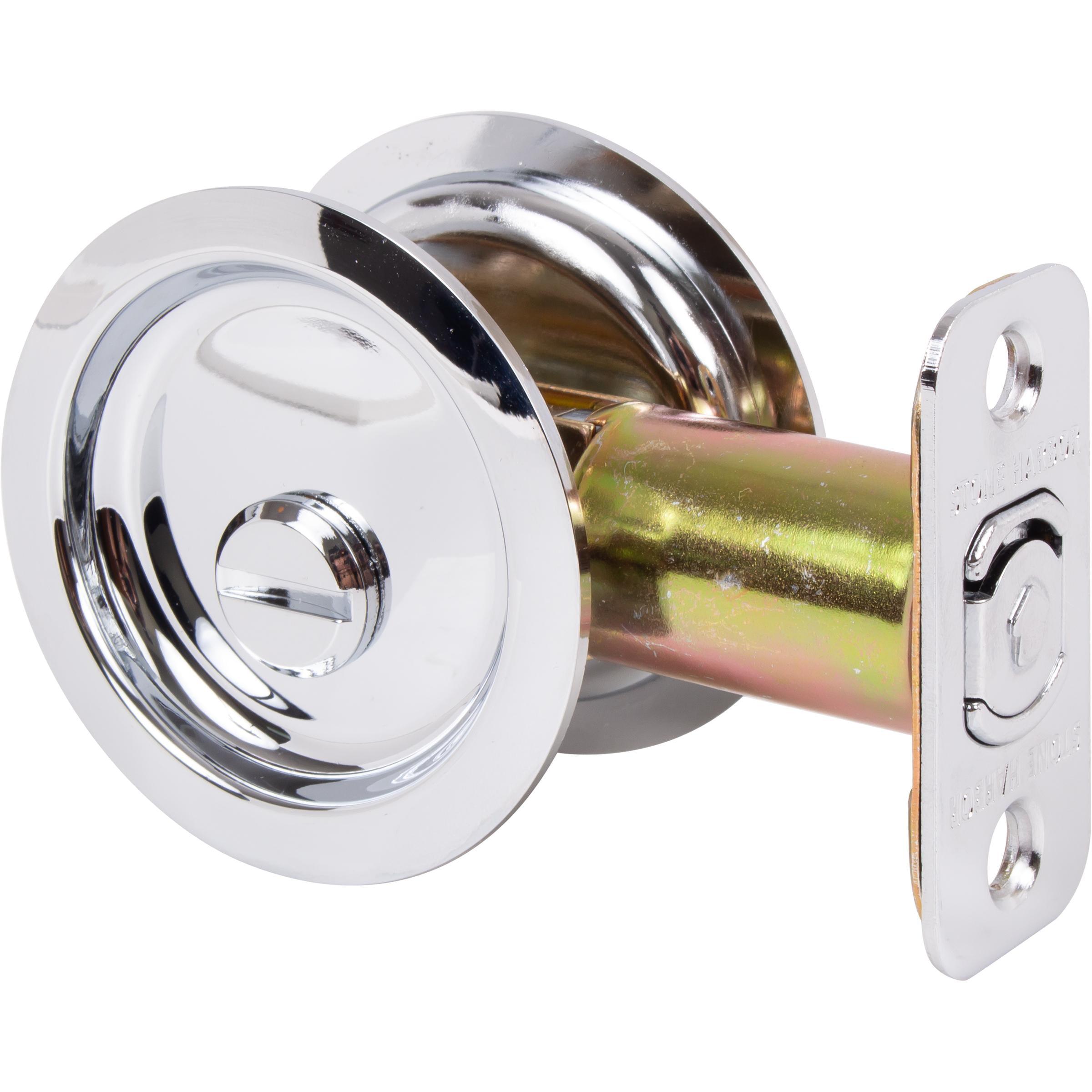 Round Pocket Door Lock