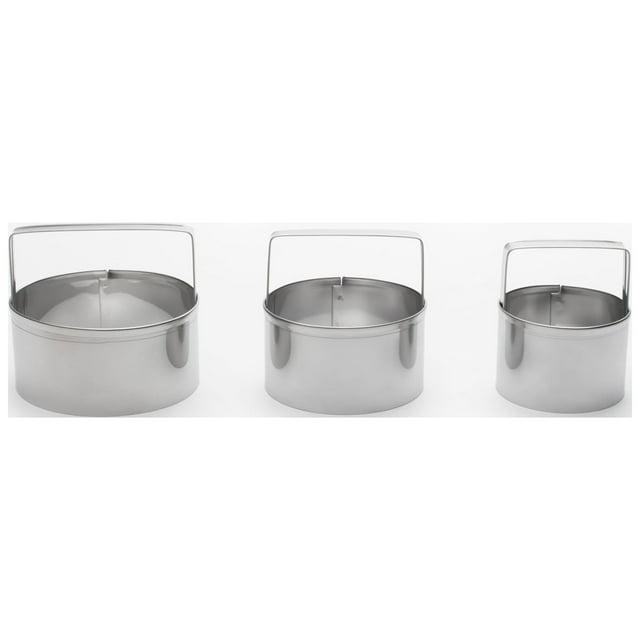 Round Shaped Steel Cookie Cutter, by Fox Run 3 Pieces, Sold as Dozen