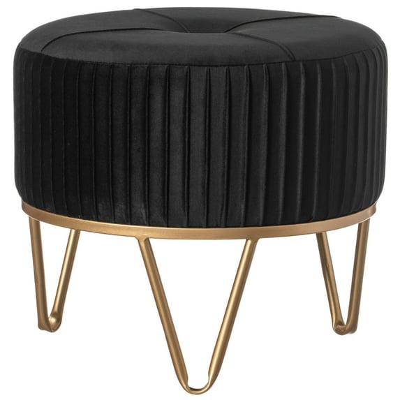 Everly Quinn Raiin Upholstered Ottoman