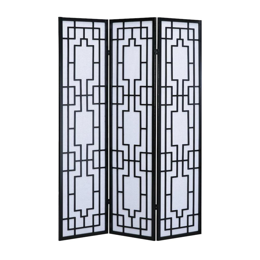 Onshuntay 52'' W x 70.31'' H 3 - Panel Solid Wood Folding Room Divider