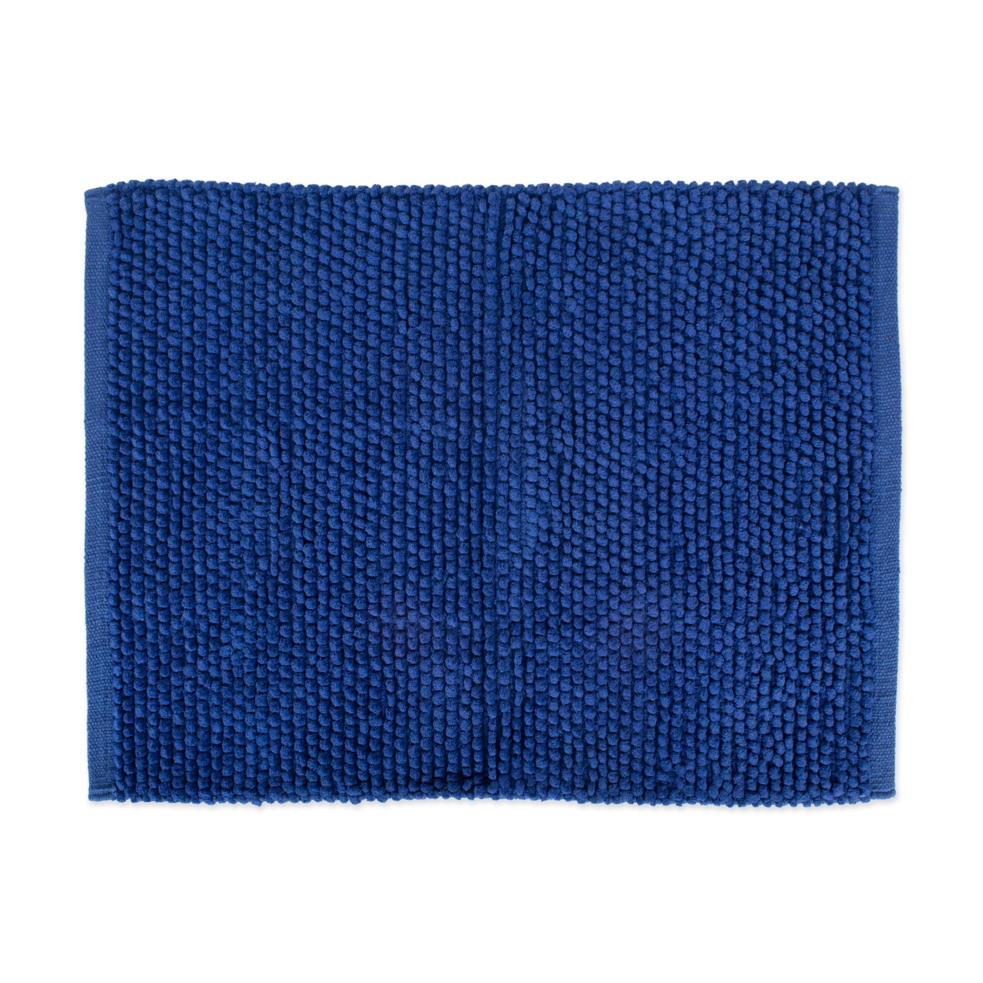 Royal Blue Popcorn Cotton Bath Rug 22"x30"