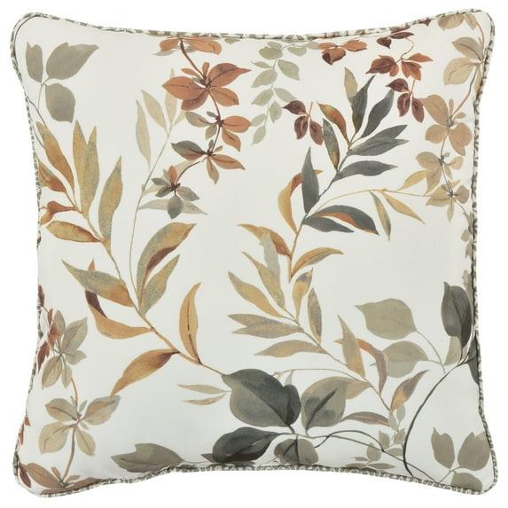 Royal Court Evergreen 16" Square Decorative Throw Pillow