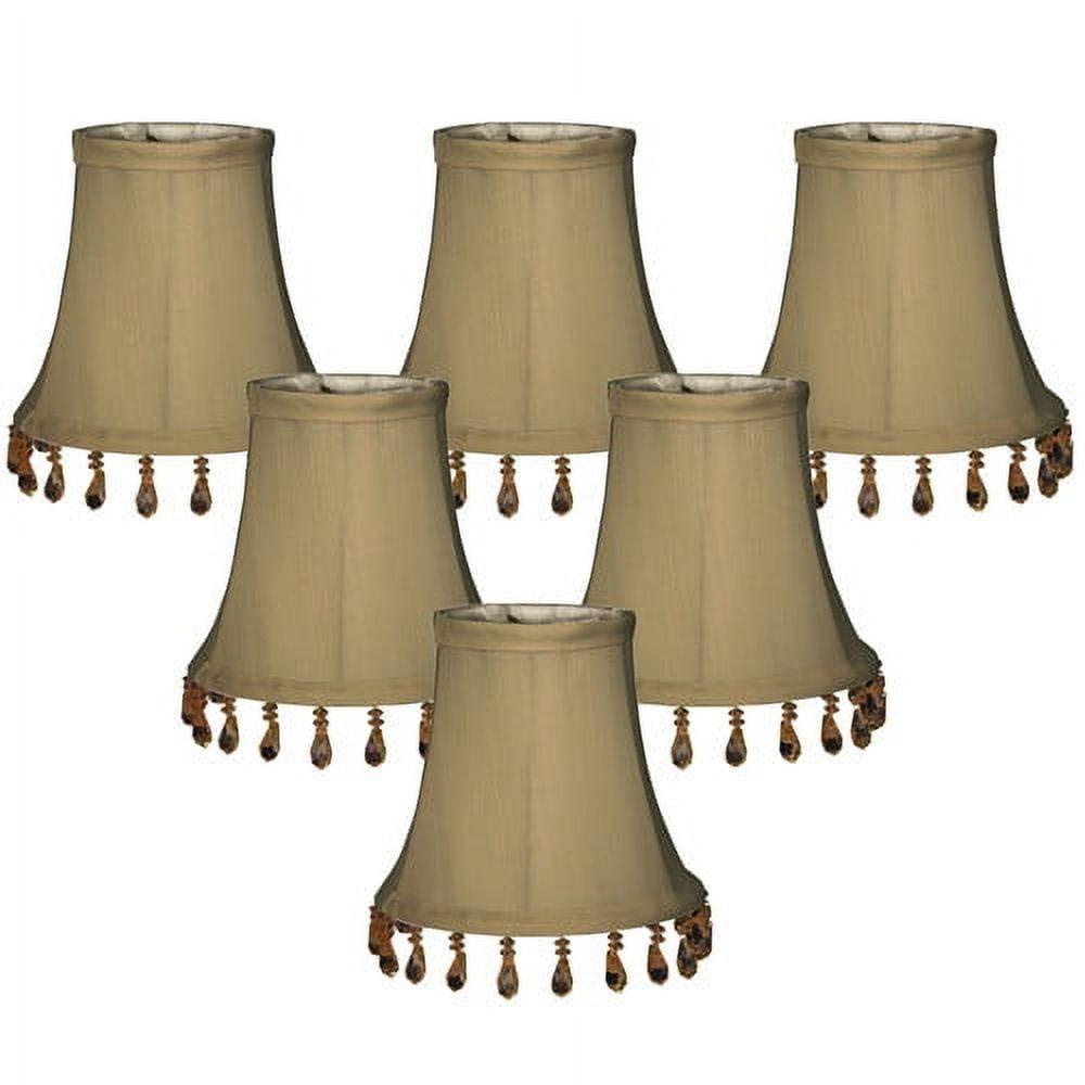 4'' H Silk Bell Candelabra Shade (Set of 6)