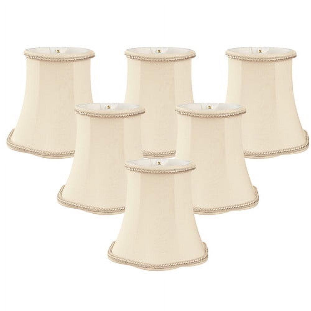 4.5'' H Silk Bell Candelabra Shade (Set of 6)