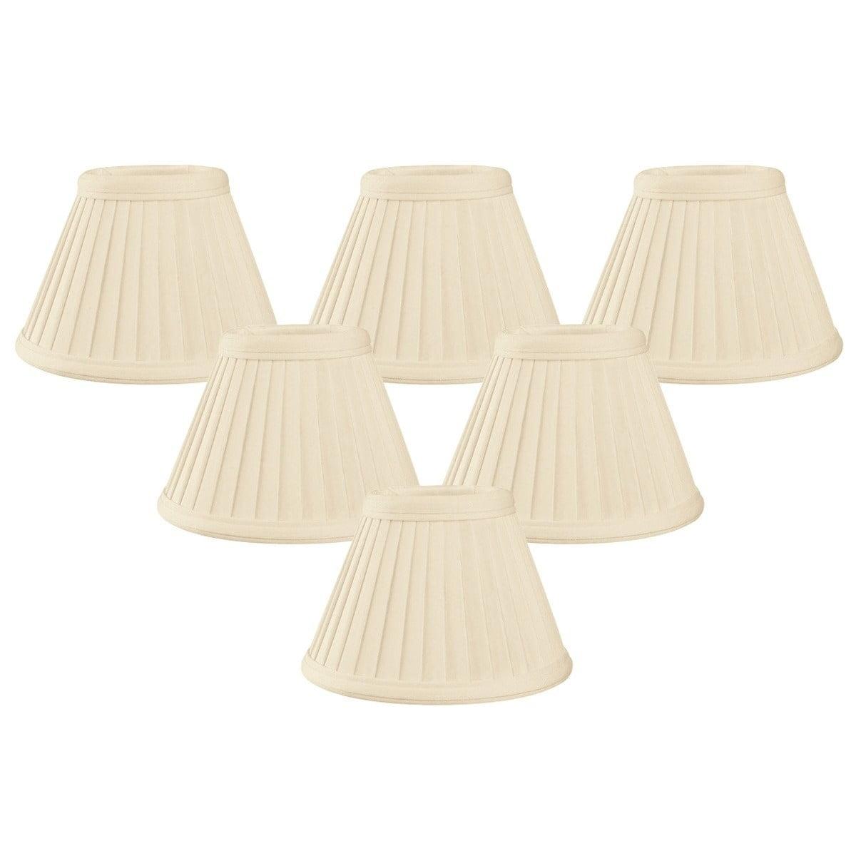 Royal Designs, Inc. Pleated Empire Chandelier Shade CS-111BG-6, Beige, 2.5 x 5 x 4.25, Pack of 6