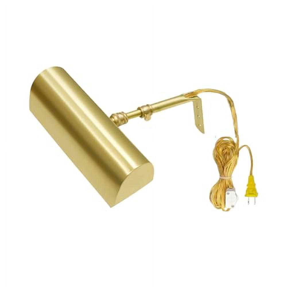 Brushed Satin Brass Adjustable Plug-In Picture Light