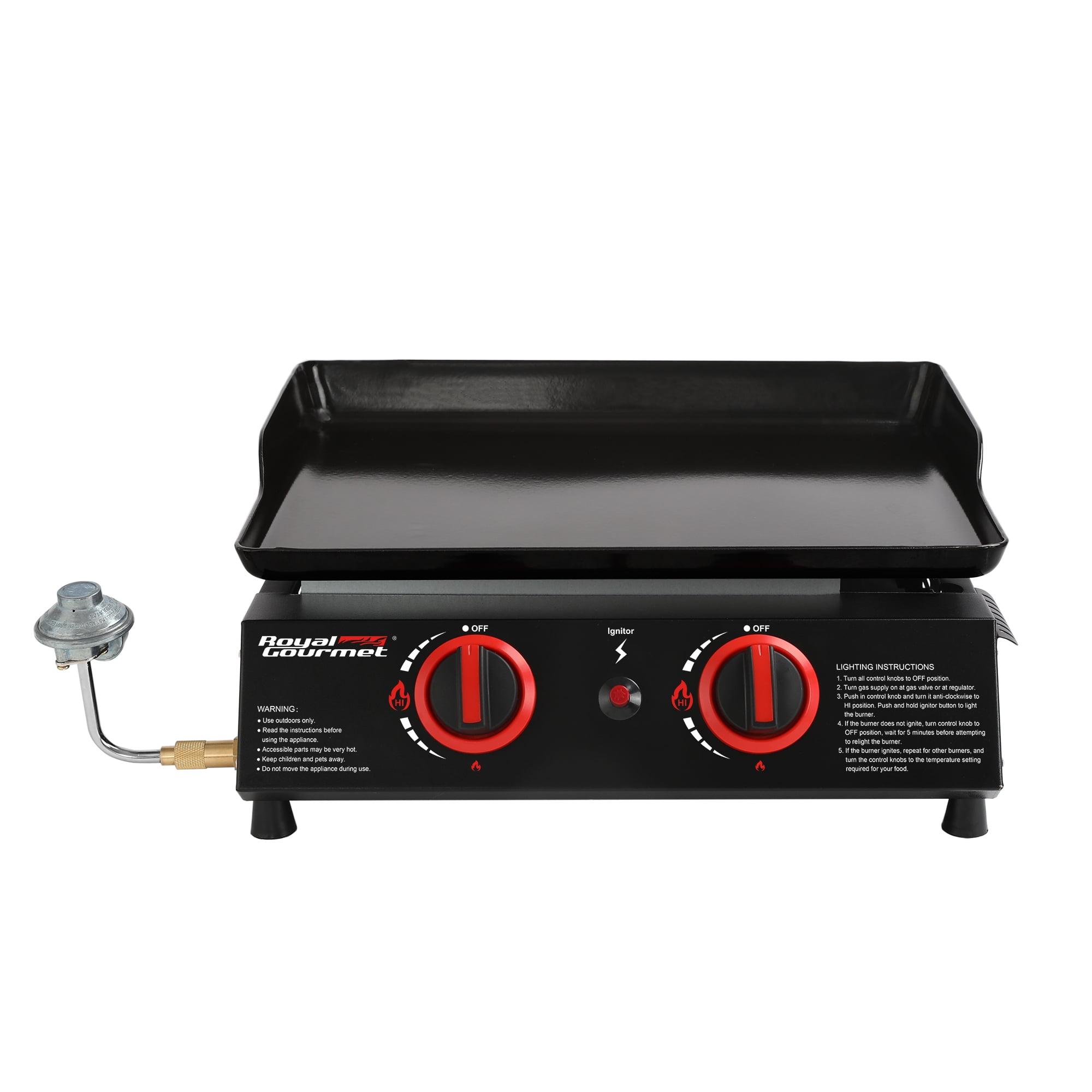 Royal Gourmet 18-Inch 2-Burner Portable Countertop Griddle