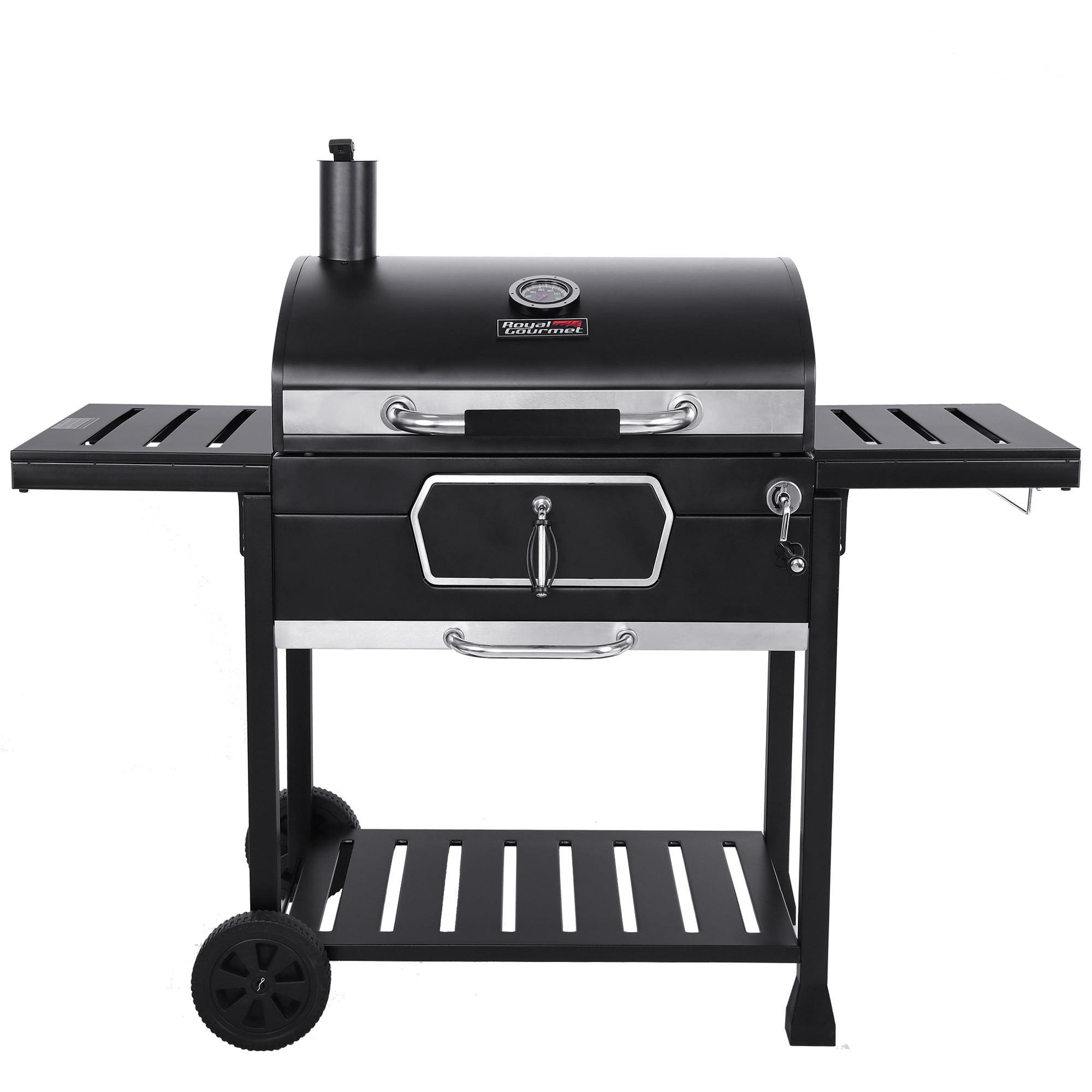 Royal Gourmet Deluxe 30-Inch Charcoal Grill, Black