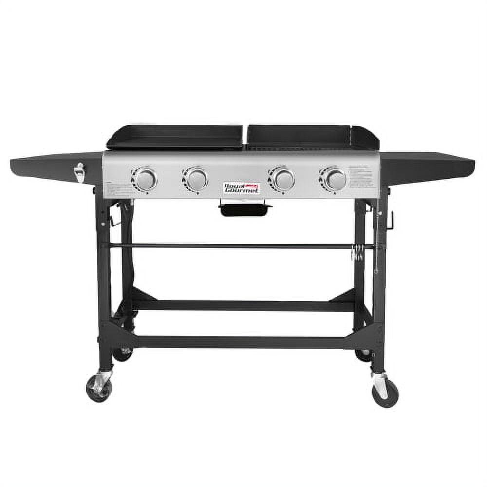 Royal Gourmet 66" Stainless Steel Propane Gas Grill with Side Burner