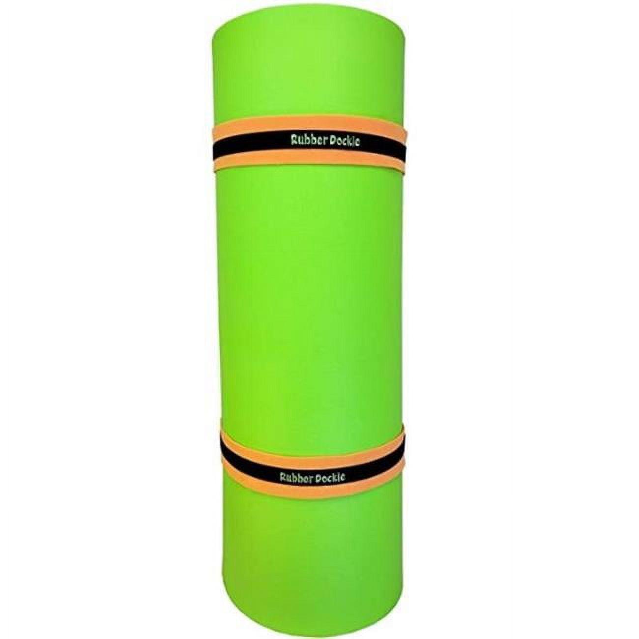 Green and Orange 18x6 ft Foam Floating Water Mat