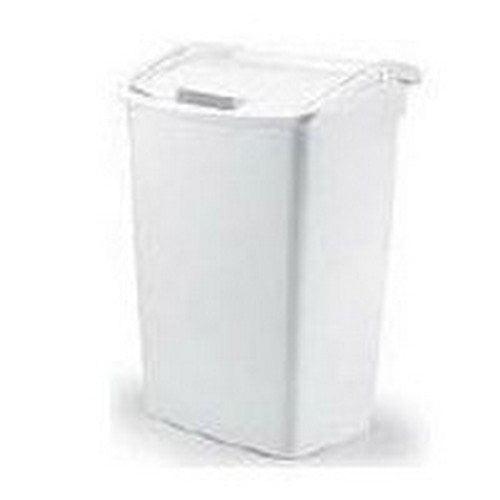 Rubbermaid 11.25 gal Dual Action Plastic Kitchen Lid, White