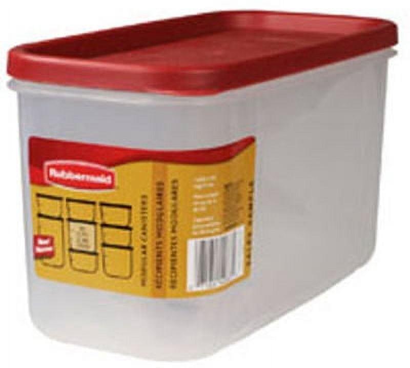 Rubbermaid Modular Canister Food Storage Container with Lid, 10 Cup