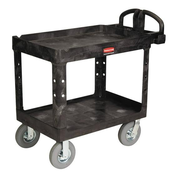 Rubbermaid Utility Cart HD 2 Shelf 16"X30" #647399