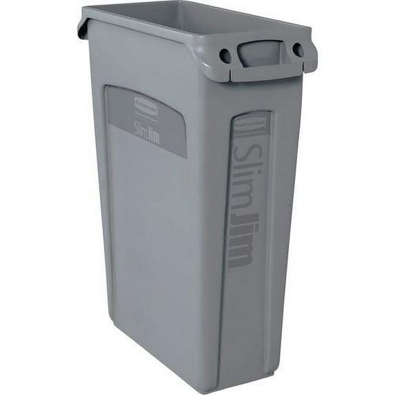 Rubbermaid Commercial Slim Jim 23-Gallon Vented Waste Container